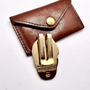 小物 Alexander McQueen Skull Money Clip Alexander McQueen Skull Money Clip - Gold Money Clips